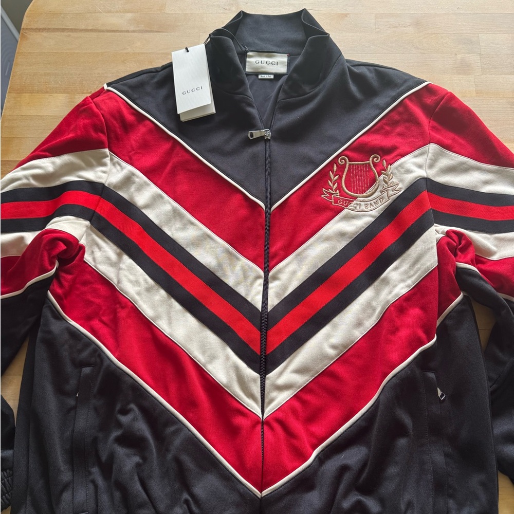 Gucci Black Zip-Up Jacket NWTs
